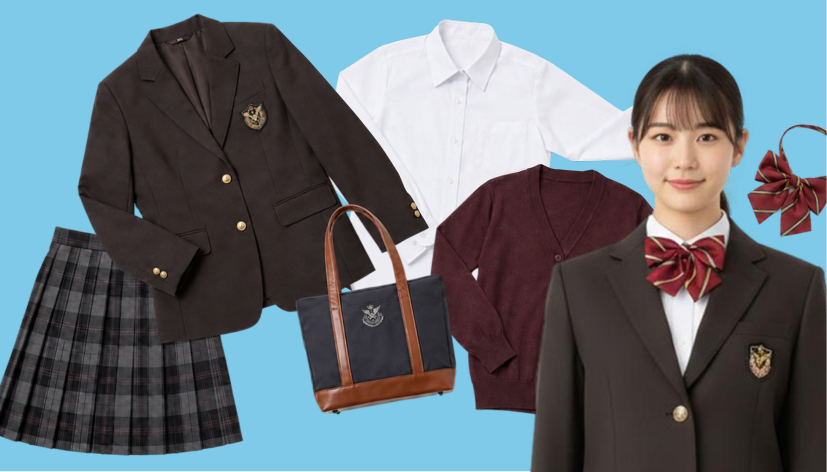 新しい女子制服の写真